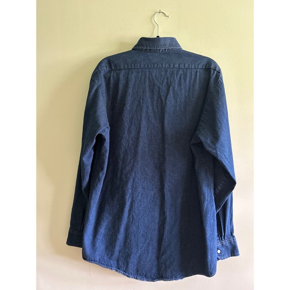 Big Ben pearl snap denim button-down size large men’s - Picture 6 of 6